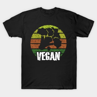 Vegan Retro Broccoli T-Shirt